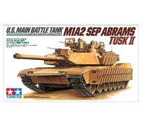 TAMIYA 35326 US M1A2 SEP Abrams Tank TUSK II 1:35 Military Model Kit