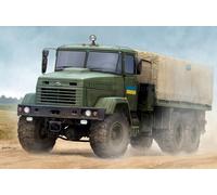 1/35 Ukraine Army KrAZ-6322 Troop and Cargo Truck model kit by HobbyBoss