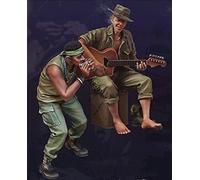 1/35 Vietnam War U.S. Army Celebration Resin Soldier Model Kit (2 Persons)/Unassembled & Unpainted Miniature Kit/XH-5948 Goodmoel