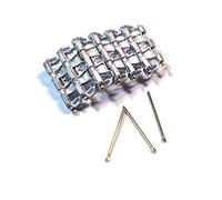 1/35 Workable Metal Track Type A Links with Pins: German Panzer III IV Tank StuG Nashorn Hummel Mid Production Model Kit