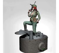 1/35 WW2 German Female Soldier Resin Model Kit Unpainted and Unassembled Resin Model Parts // S4Yo5