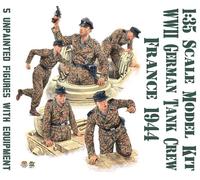 1:35 WWII German Tank Crew and Equipment France 1944 scale model kit by MiniArt