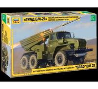 Zvezda 1/35 3655 GRAD BM-21 Russian Multiple Rocket Launcher