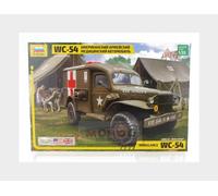 1:35 ZVEZDA Dodge Wc54 4X4 Truck Military Ambulance 1944 Kit ZS3711 Model