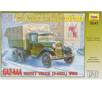 1:35 Zvezda Gaz-Aaa Soviet Truck (3-Axle) Kit Z3547 Model