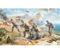 1:35 Zvezda German Paratroopers 1939 - 1942 Kit Z3628 Model
