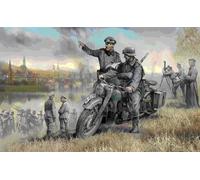 ZVEZDA 3632 German WW2 R12 Motorcyle 2 Figures Model Kit 1:35