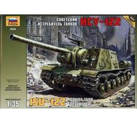 1:35 Zvezda Isu-122 (Rr) Kit Z3534 Model
