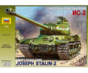 1:35 Zvezda Josef Stalin-2 Soviet Heavy Tank Kit Z3524 Model