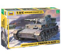 Zvezda 1/35 3641 German Medium Tank Panzer IV Ausf.E