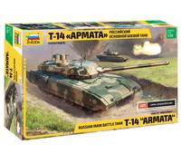 Zvezda 500783670 500783670-1:35 T-14 Armata Russian Main Battle Tank-Plastic Construction Model Assembly-Kit-for Beginners-Detailed, Camouflage