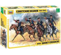 1:35 Zvezda Soviet Cossacks Kit ZS3579 Model