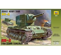 GSI Creos Zvezda 500783608-1:35 WWII Russian Tank KV-2 Giant