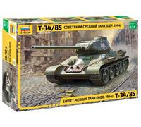 1:35 Zvezda Soviet Medium Tank T-34/85 (New Molds) Kit ZS3687 Model