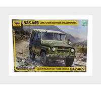 1:35 ZVEZDA Uaz 469 Soft-Top Soviet Military 1975 Kit ZS3629 Model