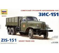 1:35 Zvezda Zis-151 Soviet Truck Kit Z3541 Model