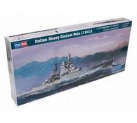 Hobbyboss 1:350 Scale Italian Heavy Cruiser Pola (1941) Assembly Authentic Kit, 52.2 x 5.9 x 8.1 centimetres