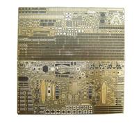 1/350 Scale HMS Warspite Battleship PE Upgrade Kit - Royal Navy Brass Photo-Etched Detailing Set For Ship Model Enthusiasts