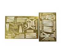 1/350 Scale Military Model Photo-Etched Detail Set US Ship Crane Parts For Enhanced Model Realism