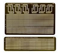 1/350 Scale Naval Superstructure Piping Set Photo-Etched Parts - Universal Ship Model Upgrade Kit