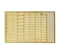 1/350 Scale U.S. Navy Ship Model Etched Parts, Accessory Storage Racks, Upgrade Photo-Etched Set For Naval Vessels