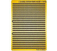 1/350 Scale Universal Portholes (No Connection) - Photo-Etched Metal Detailing Parts For Ship Model Kits