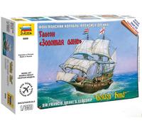 Zvezda 500786509 - Watercraft - 1:350 English Galleon - Golden Hind