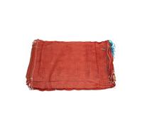 (1, 35cm x 50cm Maroon) Strong Net Woven Sacks Wood Log Logs Kindling Vegetables Mesh Bags - Multipacks