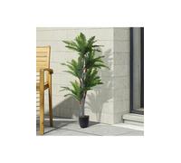 1.35m Artificial 5 Stems Persian Grass Plant with Realistic Fabric Foliage in Green The hot sale Green