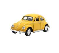 1:36 For Beetle Retro Classic Car Alloy Diecast Car Model Children Toys Miniature Plays Vehicles Vehicles Kit(Yellow)
