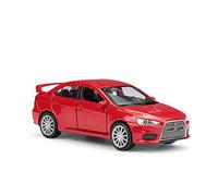 1 36 For Mitsubishi Evolution Alloy Vehicle Model Pull Back Car Toy Collection Gift Show Mini Replica Toys