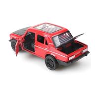 1:36 scale die-cast car replica of a real for Lada pullback, collectible toy (Batteries Not Included)(Red)