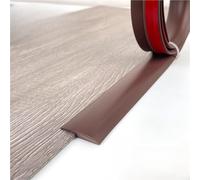 1.37" Self-Adhesive Floor Transition Strip, Vinyl Threshold Trim for Wood Tile Carpet, Gap Cover for Uneven Floors Up to 5mm(Coffee,1 meter/39 in)
