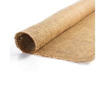 (1.37m x 30m) Yuzet Hessian Fabric Cloth Garden Frost Protection Builders Woven Natural Jute