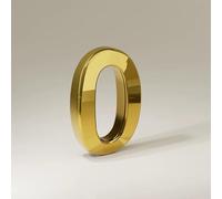 1.38" 2" 2.76" 3.94" Inch ABS Self Adhesive Mailbox Door Stickers, House Numbers for Outside, Modern House Number, Address Numbers for Mailbox, Mailboxes Decorations Outdoor(Gold,10CM,0)