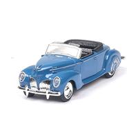 1: 38 For Lincoln Convertible Classic Car With Sound And Light Simulation Alloy Toy Car Model For Gift Mini Replica Toys(Blue)