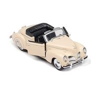 1: 38 For Lincoln Convertible Classic Car With Sound And Light Simulation Alloy Toy Car Model For Gift Mini Replica Toys(White)