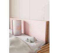 1.3cm Thick Stick On Wall Panels, Wall Padding Panels, Safe Collision Prevention ，DIY Peel And Stick On Headboard Panels For Bedroom, Living(30x200cm)(Pink)