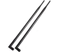 1.3ft 2X 10dBi WiFi Bluetooth Antenna Dual Band Omni Directional Antenna with RP-SMA Male Connector Compact with Wireless Wi-Fi Router Network Devices PC Camera