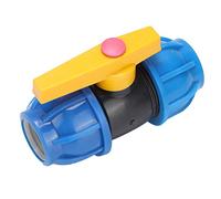 1.3in Quick Connect Ball Valve, Flow Control Valve for Plumbing Systems, PE Pipe Fittings Water Supply Switch Tubing
