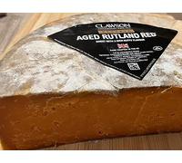 1.3kg Half Clothbound Rutland Red Cheese, A Beautifully Artisinal British Cheese, with an intense red marble look, and a flavour notes like caramel and butter. Nothing else compares.