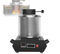 1-3KG small Digital display Melting Furnace 1500w/220v Portable Gold Refining Casting Furnace With 3 kg graphite crucible for Quick Smelting Scrap