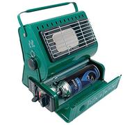 1.3kW Butane Gas Portable Gas Heater | Compact And Lightweight | Temperature Control And Built-in Ignition | Swivel Body | 1.3kW Output Ceramic Burner | Gas Canisters Not Included | Ideal For Camping