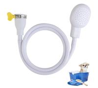1.3m Single Tap Shower Attachment, Shower Head, Portable Shower Head and Hose Set Pet Dog Shower for Bathroom Washing Dresser Kitchen Suitable for Pet Families
