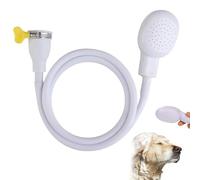 1.3m Sink Single Tap Shower Attachment Head Hose Spray,Sink Single Tap ShowerHead HoseSpray,Portable Shower Head and Hose Set Pet DogShower,ShowerAttachment Fortaps for Washing Pet Dog/Cat