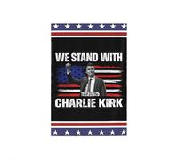 1/3pack A True Patriot Charlie Kirk Bumper Sticker,We Stand with Charlie Kirk Sticker,Freedom,RIP CharlieKirk Vinyl Decals,Justice for Charlie Patriotic Political Decals Gifts for Car Truck Windows