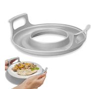 1/3pc Microwave Bowl Holder - Microwave Plate Tray with Handles | Microwave Dishes Bowls Holder | Microwave Cool Caddy with Handles | Food Tray Holders for Hot Cold Bowl Plates