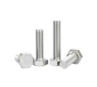1/3pcs 1/4-20 3/8-16 1/2-12 304Stainless Steel External Hexagonal Screw(2-1-2,3-8-16(1pcs))