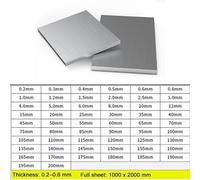 1-3Pcs 1060 Aluminum Sheet 0.5-4mm Thick Polished Square Plate 100x100mm To 500x500mm(300x300x4mm-1Pcs)