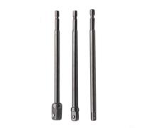 1/3pcs 150mm Socket Adapter Set Extension Bar 1/4 to 1/2 Inch Hex